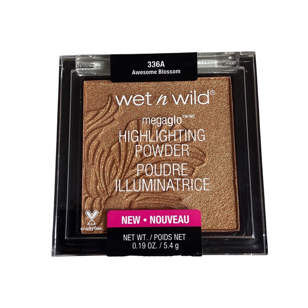 Wet n Wild MegaGlo Highlighting Powder 336A Awesome Blossom Bronze Gold New